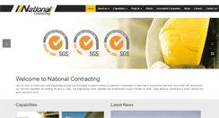 Desktop Screenshot of national-contracting.com