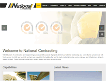 Tablet Screenshot of national-contracting.com